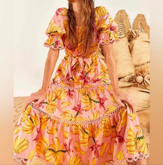 Farm Rio Banana Mididres - Picture 3 of 9